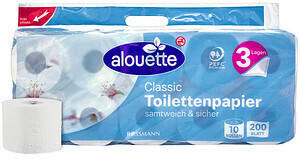 Alouette Classic Toilettenpapier 3-lagig (10 Stk.)