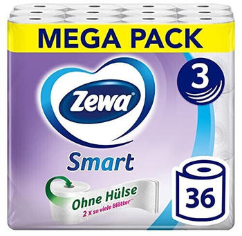 Zewa Smart Toilettenpapier ohne Hülse (9 x 4 Rollen)