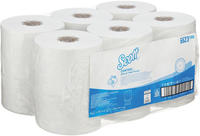 Rollenhandtuch Scott&reg; Control&trade; 1-lagig wei&szlig; L ca.165mxB ca.198mm 6 Rollen/KT