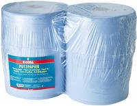 E-COLL Putzpapier blau, 3-lagig, 1.000 Blatt 38x36cm, 1 Rolle