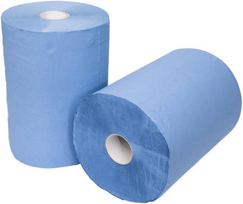 STIER Putzpapier 3-lagig blau (2 Rollen)