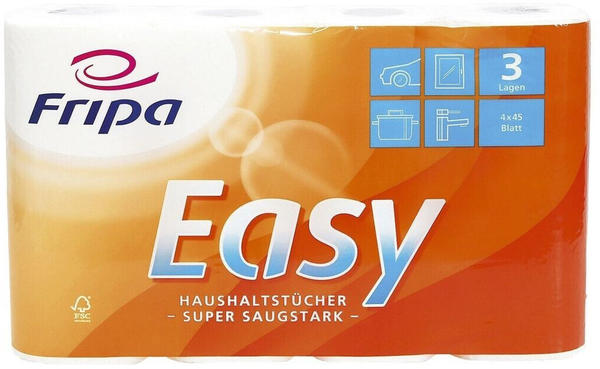 Fripa Easy Küchenrollen 3-lagig weiß (6 x 4 Stk.)