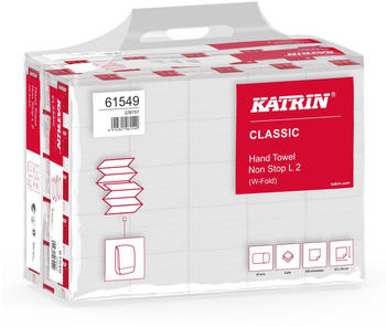 Katrin Classic L2 Papierhandtücher 2-lagig weiß (3000 Stk.)