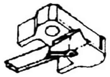 Generique N75 / DN320/325 Diamant-Stylus für Plattenspieler (340056)