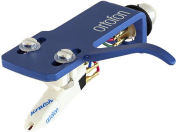 Ortofon OM Scratch White pre-mounted on SH-4 Blue