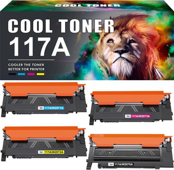 Cool Toner ersetzt HP 117A 4er Pack