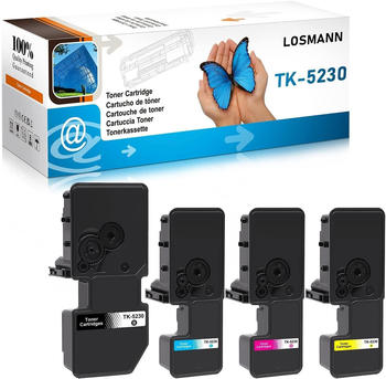 LOSMANN ersetzt Kyocera TK-5230 4er Pack