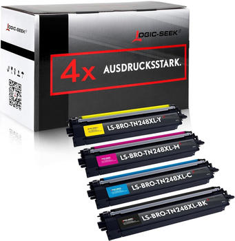 Logic-Seek ersetzt Brother TN248XL 4er Pack