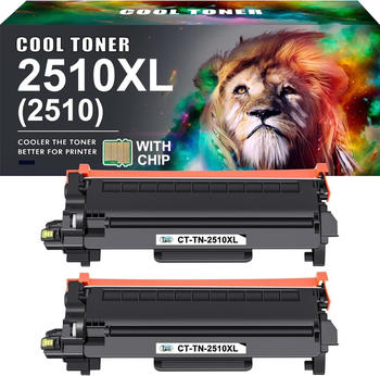 Cool Toner ersetzt Brother TN-2510XL Doppelpack
