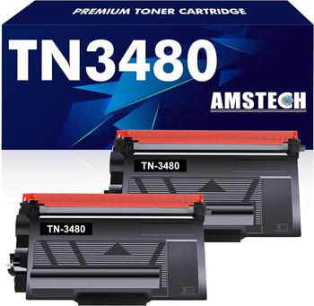 Amstech ersetzt Brother TN-3480 Doppelpack