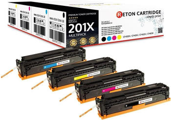 Reton Toner ersetzt HP 201X 4er Pack