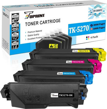 TOPRINT ersetzt Kyocera TK-5270 4er Pack