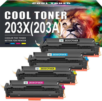 Cool Toner ersetzt HP 203X 4er Pack
