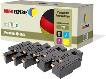 TONER EXPERTE ersetz Dell 1250c/1350cn/C1760nw 5er Pack