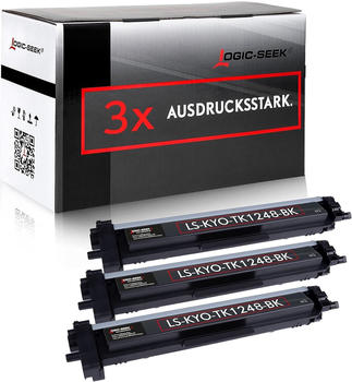 Logic-Seek ersetzt Kyocera TK-1248 3er Pack