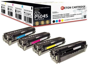 Reton Toner ersetzt Samsung CLT-P504C 4er Pack