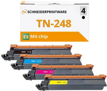 Schneider Printware ersetzt Brother TN-248 4er Pack