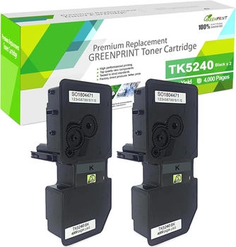 GREENPRINT ersetzt Kyocera TK-5240K Doppelpack