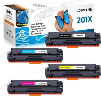LOSMANN ersetzt HP 201X 4er Pack