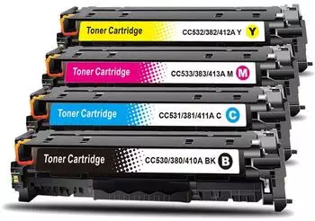 Gigao Toner Set kompatibel für HP Color LaserJet Pro MFP M476nw (CF380X/CF381A) 4er-Pack (GIGM476NWSET4)