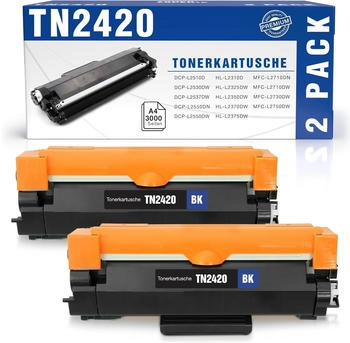 TONER EXPERTE ersetzt Brother TN-2420 Doppelpack