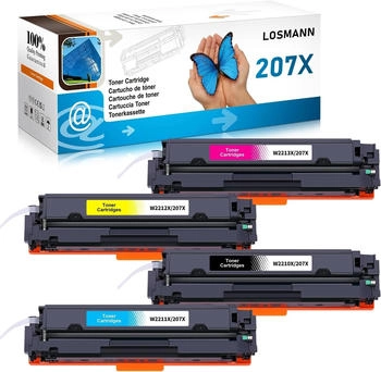 LOSMANN ersetzt HP 207X 4er Pack