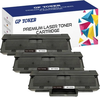 GP Toner ersetzt HP W1106A 3er Pack