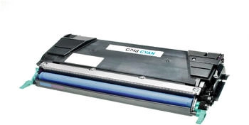 ASC Alternativ-Toner für LEXMARK C748H1CG / C748H2CG XL-Version cyan
