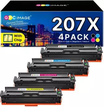 GPC Image ersetzt HP 207X 4er Pack