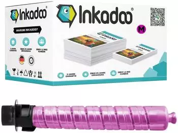 Inkadoo Tonerkartusche Magenta, kompatibel mit Aficio MP C3003sp/C3004/C3503sp/C3504sp (841819)