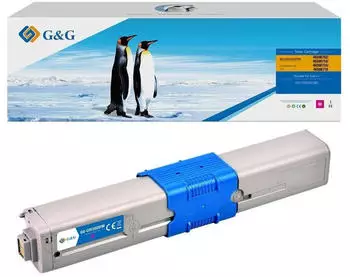 G&G XL-Toner kompatibel mit OKI 46508710/46508714, magenta (19934)