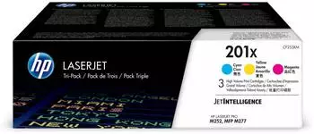 HP Nr. 201X 3er-Pack cyan/magenta/gelb (CF253XM)