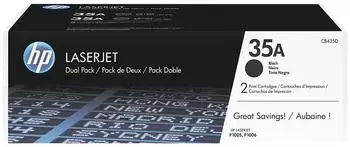 HP 35A schwarz (CB435AD) Doppelpack