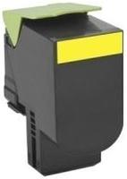 Lexmark 70C2HYE High Yield Corporate Toner Gelb fuer ca. 3.000 Seiten