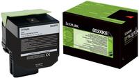 Original Lexmark 80C2XKE / 802XK Toner schwarz