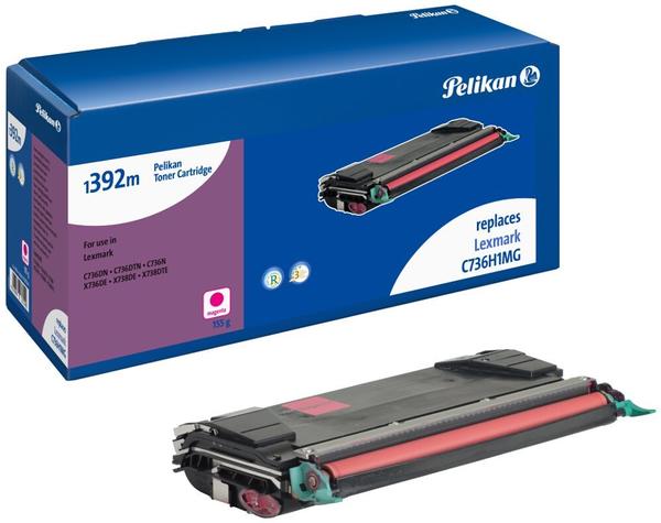 Pelikan Printing 1392m ersetzt Lexmark C736H1MG Magenta 10000 Seiten (4237224)