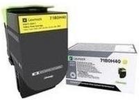 Lexmark 71B0H40, LEXMARK High Yield Gelb Toner Regular Open Channel CRTG / 3.500pgs