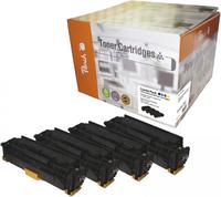 Gigao G312X, Toner Set kompatibel HP 312X, CF380X / 312A, CF381A Sparset 4