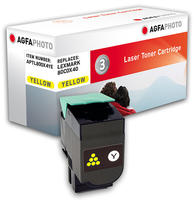 TonerPartner Kompatibel zu Lexmark 80C2XY0 / 802XY Tonerkartusche, gelb, 4000 Seiten