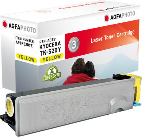 AgfaPhoto APTK520YE ersetzt Kyocera TK-520Y