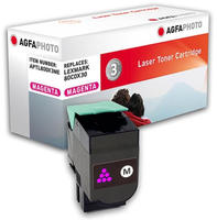 TonerPartner Kompatibel zu Lexmark 80C2XM0 / 802XM Tonerkartusche, magenta, 4000