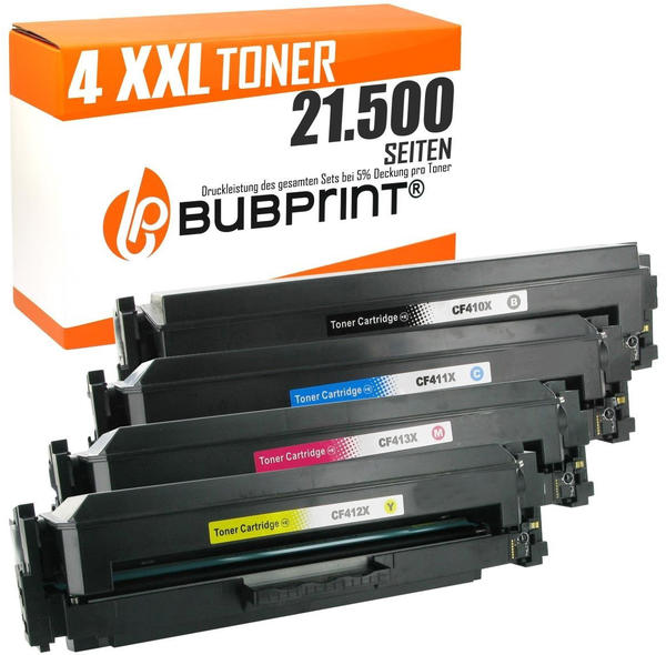 Bubprint 80012051 ersetzt HP 410X 4er Pack