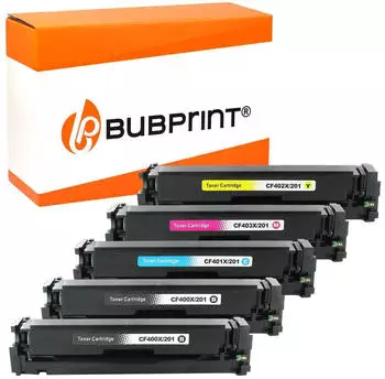 Bubprint 80021876 ersetzt HP 201X 5er Pack