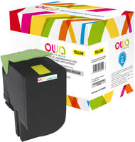 Kompatibel 80C2SY0, Kompatibel LEXMARK 802S (80C2SY0) - Toner Economy, gelb 2000
