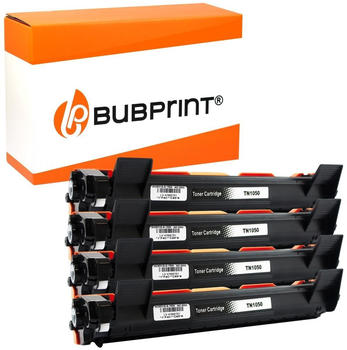 Bubprint 47602730 ersetzt Brother TN-1050 4er Pack schwarz
