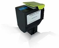 TonerPartner Kompatibel zu Lexmark 80C2HC0 / 802HC Tonerkartusche, cyan, 3000 Seiten