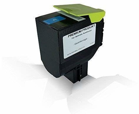 Ampertec Recycling Toner für Lexmark 80C2HC0 802HC cyan