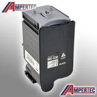 Ampertec Toner für Sharp MX-C30GTB schwarz