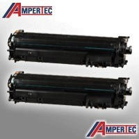 Alpedia 505A-2-LYR, Alpedia Toner 505A-2-LYR, schwarz, ca. 4600 Seiten 2 St&uuml;ck,