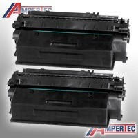 Ampertec 2 Toner XL für HP Q7553XD 53X schwarz